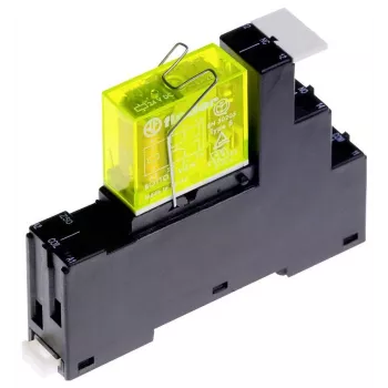 Relé Finder 48.12.9.024.5050M 24V DC DPDT 8A relé de encaixe