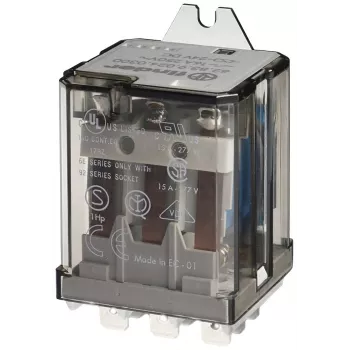 Relé de encaixe Finder 62.83.9.220.4009 220V DC 16A 3 comutadores
