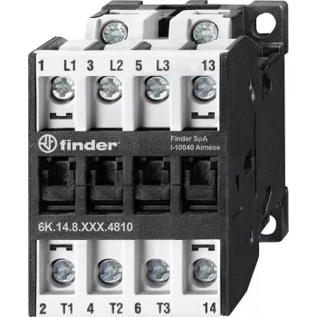 Finder 6K.14.8.230.4810 Contator modular 4NO 25A 230V AC calha DIN