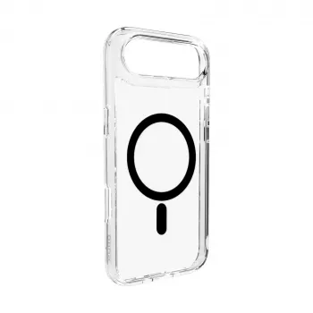 Capa protetora PURO LITEM para Apple iPhone 17 Air, preta e transparente PUIPC1766LITEMBLK
