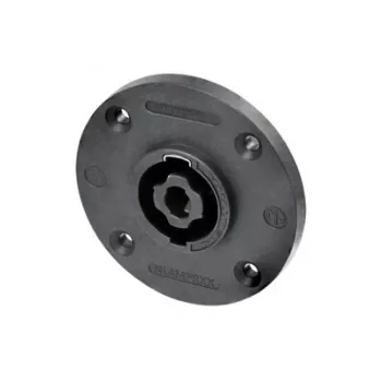 Neutrik NL4MPRXX Conector speakON para painel 4 polos conector fêmea montagem em painel preto