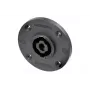 Neutrik NL4MPRXX Conector speakON para painel 4 polos conector fêmea montagem em painel preto