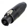 Neutrik NLT8FXX-BAG Conector de cabo speakON 8 polos, conector fêmea, preto