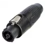 Neutrik NLT8FXX-BAG Conector de cabo speakON 8 polos, conector fêmea, preto