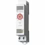 Finder Termostato para armário elétrico 7T.81.0.000.2402, 1 contacto NC, 250 V AC, 10 A, 0-60 °C, calha DIN