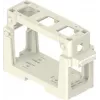 ILME COB03/3BC Suporte de módulo para 3x 21,21 mm módulos, termoplástico, preto