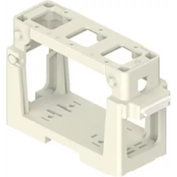 ILME COB03/3BC Suporte de módulo para 3x 21,21 mm módulos, termoplástico, preto