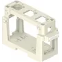 ILME COB03/3BC Suporte de módulo para 3x 21,21 mm módulos, termoplástico, preto