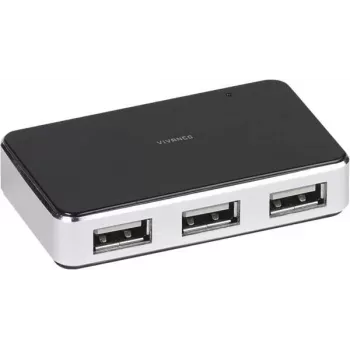 Vivanco Hub USB 2.0 4 portas com cabo de 3 m (VVITHUB2V4PORTS)