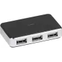 Vivanco Hub USB 2.0 4 portas com cabo de 3 m (VVITHUB2V4PORTS)