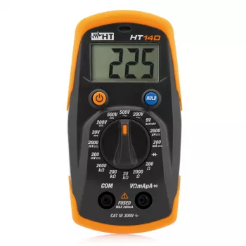 Multímetro digital HT Instruments HT14D CAT III 300 V, CAT II 600 V, 2000 counts 1010160