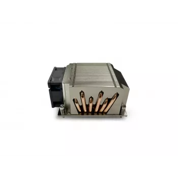 Dissipador de CPU Dynatron W21 2U para socket 5964, comutável ativo/passivo, preto