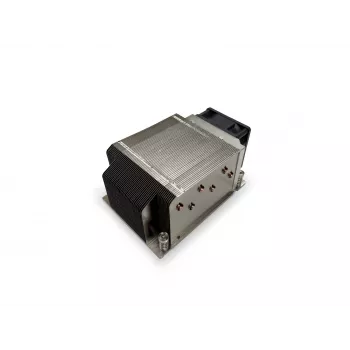 Dissipador de CPU Dynatron W21 2U para socket 5964, comutável ativo/passivo, preto