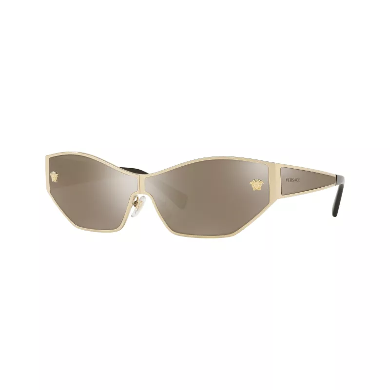 Óculos de sol de mulher Versace VE2205-12525A dourado/cinzento 67mm
