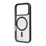 Capa SBS Apple iPhone 17 Pro transparente preto compatível com MagSafe TEMAGCOLIP1763PK