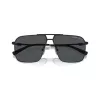 Óculos de sol retangulares de homem Armani Exchange AX2050S609980 preto mate/cinzento escuro 60mm