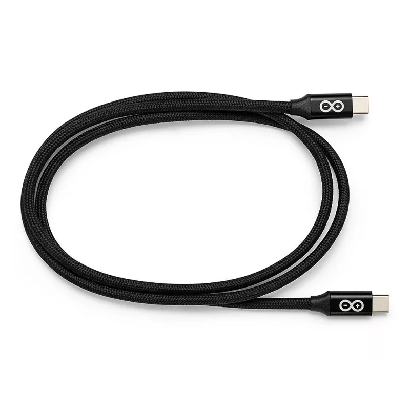Cabo USB-C Arduino USB 3.2 Gen1 ficha USB-C para ficha USB-C 1 m preto TPX00243