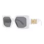 Óculos de sol cat-eye de mulher Versace VE4478U31487, armação preta, lentes cinzento escuro, 56/18/145 mm