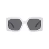 Óculos de sol cat-eye de mulher Versace VE4478U31487, armação preta, lentes cinzento escuro, 56/18/145 mm