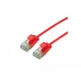 Cabo de rede UTP ROLINE RM Cat.6A Class EA Slim vermelho 3m 21.45.3416