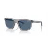Óculos de sol retangulares de homem Armani Exchange AX4149SU 83638 preto mate/cinzento-escuro