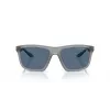 Óculos de sol retangulares de homem Armani Exchange AX4149SU 83638 preto mate/cinzento-escuro