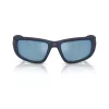 Óculos de sol retangulares de homem Arnette AN4358 275922, armação preto mate, lentes cinzentas, 58mm