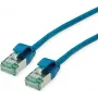 Cabo de rede U/FTP ROLINE RM Cat.6A/Class EA SLIM azul 0,5m - FTP 21.45.3342