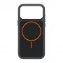 Capa SBS D3O Core para iPhone 18 Pro Max / 17 Pro Max, compatível com MagSafe, preto-laranja