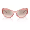 Óculos de sol de mulher Versace VE4485 – armação Havana castanho, lentes castanhas degradê, 59mm VE4485-53228Z