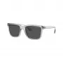 Óculos de sol retangulares de homem Armani Exchange AX4112SU82398 preto/cinzento 55-19-145
