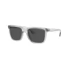 Óculos de sol retangulares de homem Armani Exchange AX4112SU82398 preto/cinzento 55-19-145