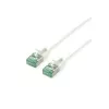 Cabo de rede U/FTP ROLINE RM Cat.6A Class EA Slim branco 1m 21.45.3363