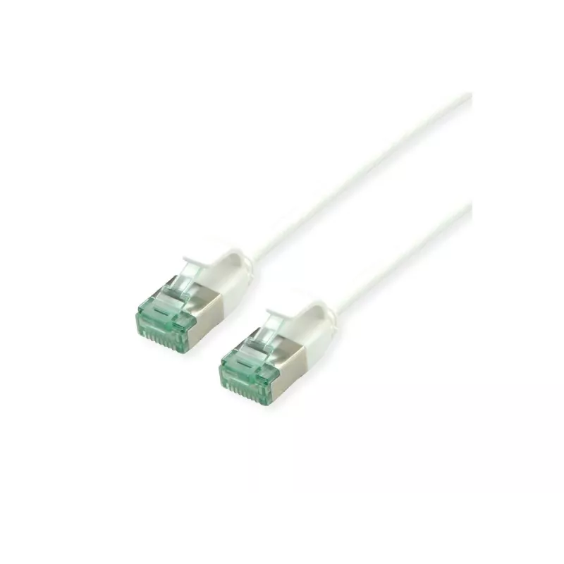 Cabo de rede U/FTP ROLINE RM Cat.6A Class EA Slim branco 1m 21.45.3363