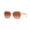 Burberry BE4389-406113 Óculos de sol para mulher, armação Dark Havana, lentes castanhas gradiente, 55/16/140 mm