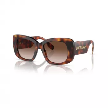 Burberry BE4410-331613 Óculos de sol para mulher Cat-Eye, Havana/castanho gradiente, 52/18/140 mm