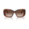Burberry BE4410-331613 Óculos de sol para mulher Cat-Eye, Havana/castanho gradiente, 52/18/140 mm