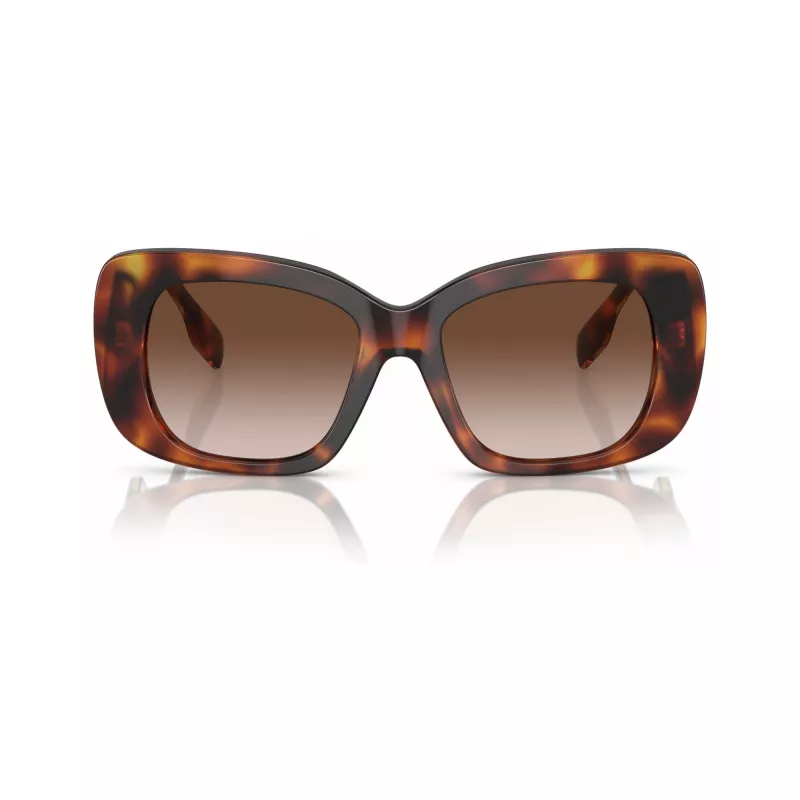 Burberry BE4410-331613 Óculos de sol para mulher Cat-Eye, Havana/castanho gradiente, 52/18/140 mm