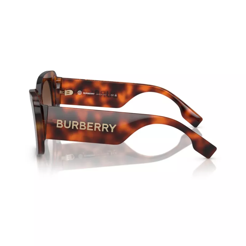 Burberry BE4410-331613 Óculos de sol para mulher Cat-Eye, Havana/castanho gradiente, 52/18/140 mm