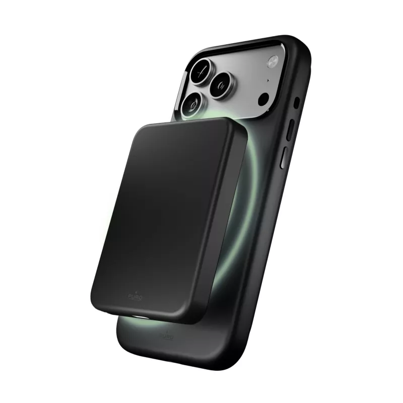 PURO Icon Capa magnética para Apple iPhone 17 Pro Max preto compatível com MagSafe