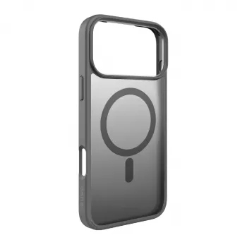 PURO Capa traseira para Apple iPhone 17 Pro Max, TPU cinzento, compatível com MagSafe