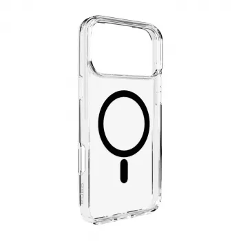 Puro Capa de proteção para Apple iPhone 17 Pro Max transparente preto MagSafe