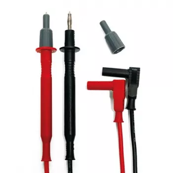 HT Instruments 4413-2 Cabos de medição de segurança, 2 m, CAT IV 1000V, 10 A, vermelho/preto 1003090
