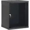 Armário de parede para rack Intellinet 19 polegadas, Basic Line, 12U, 400 mm de profundidade, Preto RAL 9005 (716697)