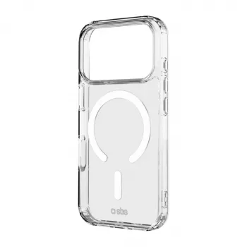 Capa SBS Light Mag para iPhone 18 Pro Max / 17 Pro Max, compatível com MagSafe, Transparente