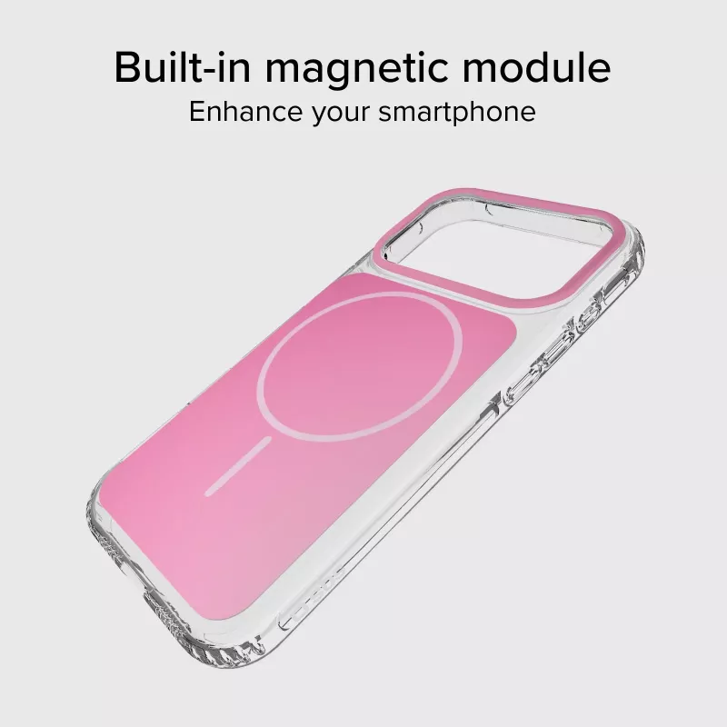 Capa SBS Block para iPhone 18 Pro Max, compatível com MagSafe, Rosa