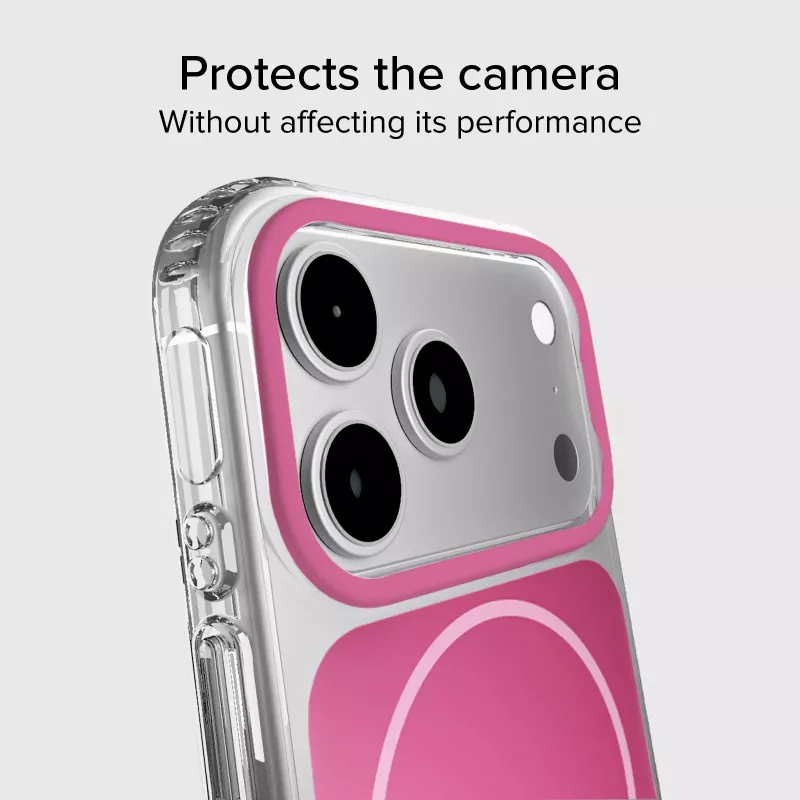 Capa SBS Block para iPhone 18 Pro Max, compatível com MagSafe, Rosa