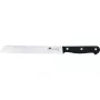 DUE CIGNI 2C 761/20 Faca de pão serrada 26 cm Aço X50CrMoV15 Cabo POM preto