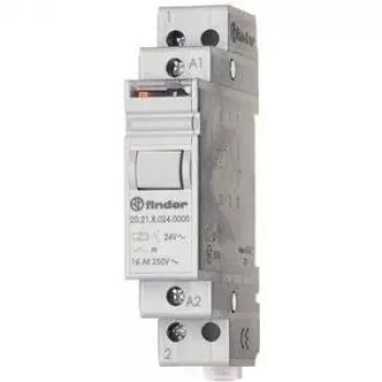 Finder Relé de impulso 16A 250V 1NO 24V AC Calha DIN 20.21.8.024.4000