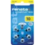 Renata ZA10 Pilha de zinco-ar PR70 para aparelhos auditivos 105 mAh 1,4 V pack de 6 ZA10.DP6 0HG